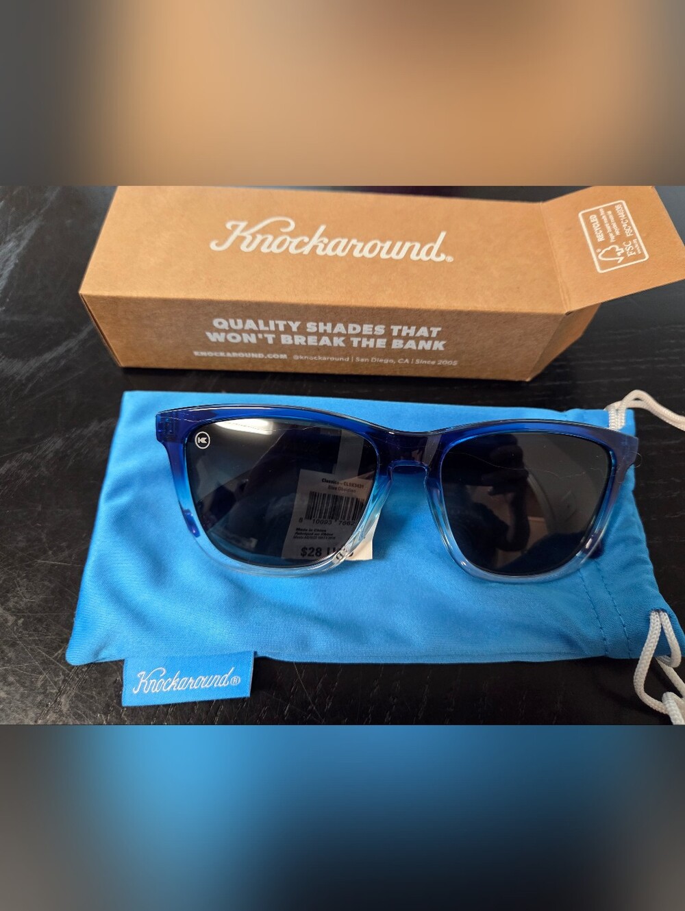 Knockaround Blue Ombre Classic Sunglasses